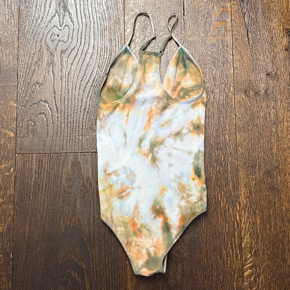 16. Free People Hand Tie Dyed Move Along Bodysuit Seamless One-Piece NWOT - Picture 8 of 8